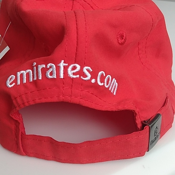 Fly Emirates Red Embroidered Cap - Picture 4 of 11